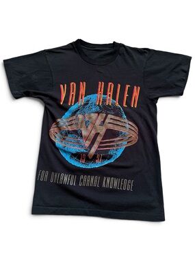 vintage Van Halen For Unawful Carnal Knowledge 91 single stitch band t shirt